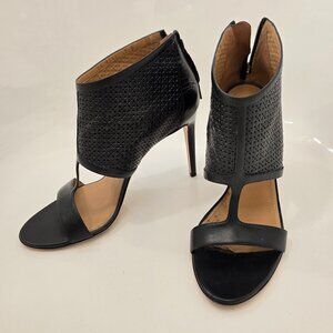 Ferragamo Heels Black Leather